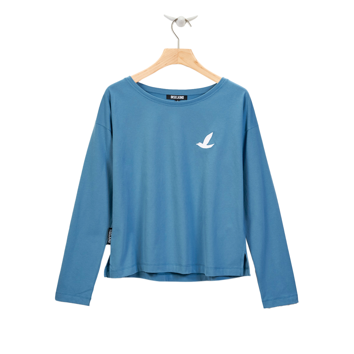 Boxy Longsleeve Möwe / deep ocean blue Boxy Longsleeve Möwe / deep ocean blue
