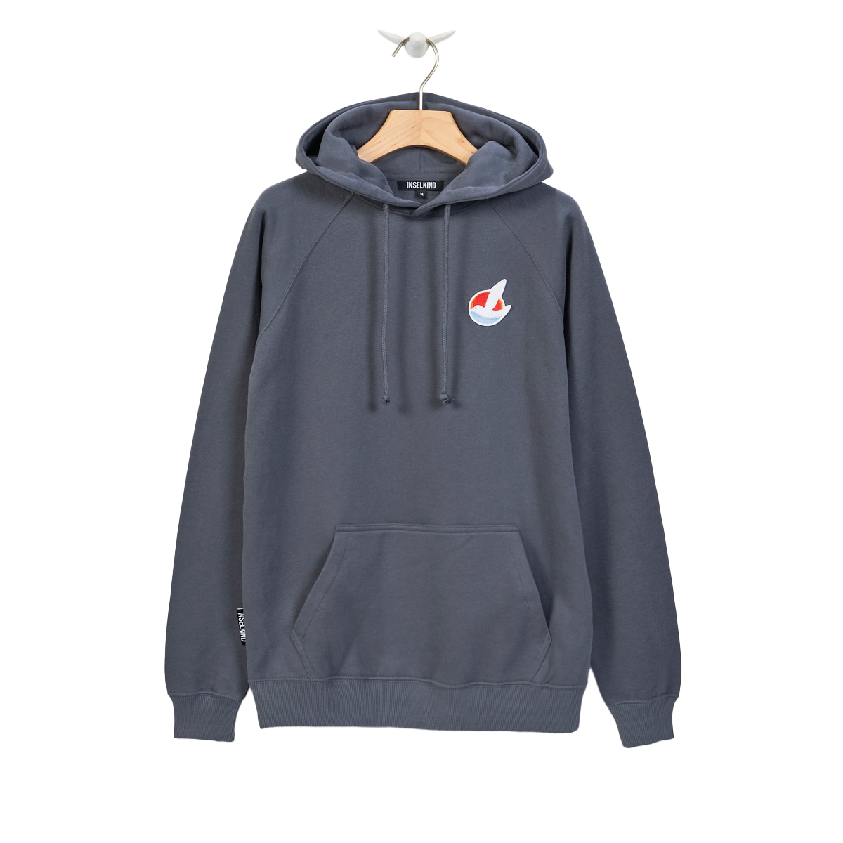 Classic Hoody Typo / steel grey