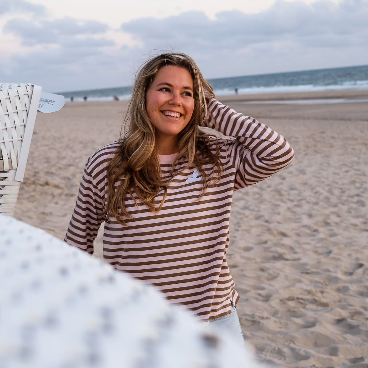 Enna Longsleeve Möwe / hazel & blush stripes