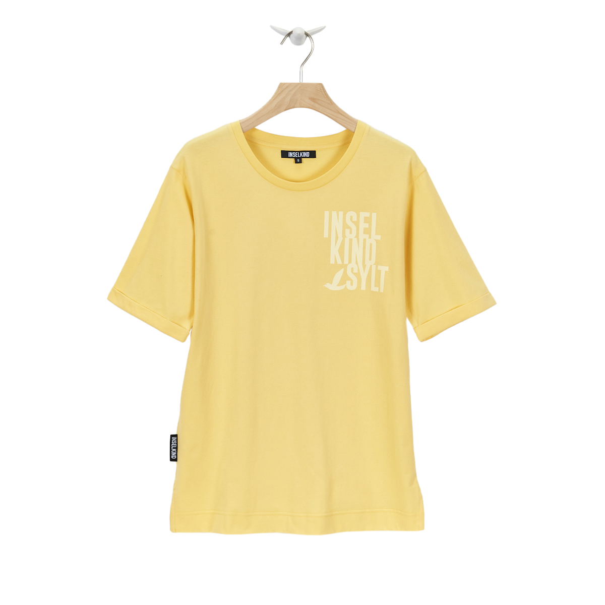 Inselkind_T-Shirt_IK10717-1_vorne Oversized T-Shirt Inselkind Sylt / sunflower