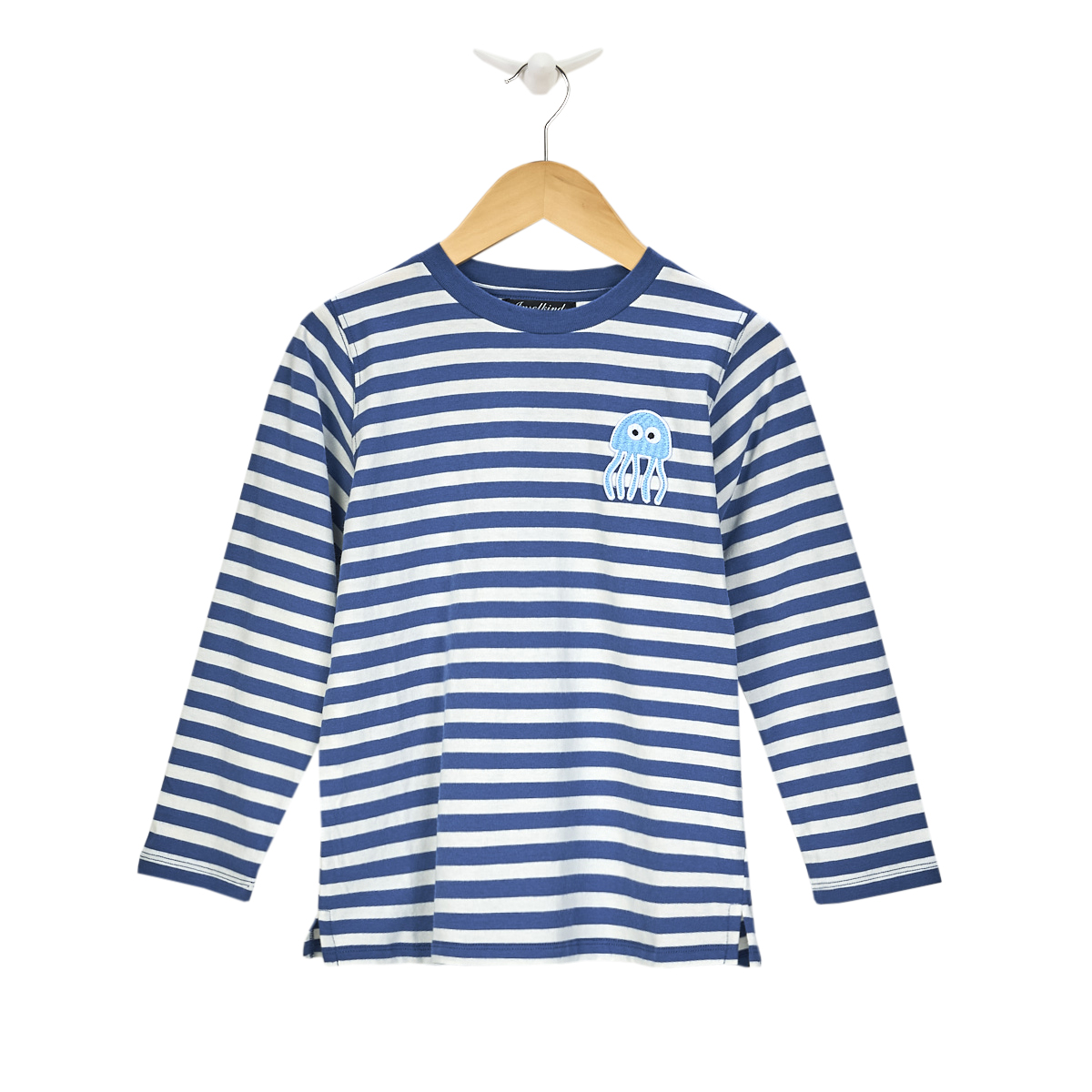 Tjorven & Tjark Longsleeve Qualle / hazel & blush stripes