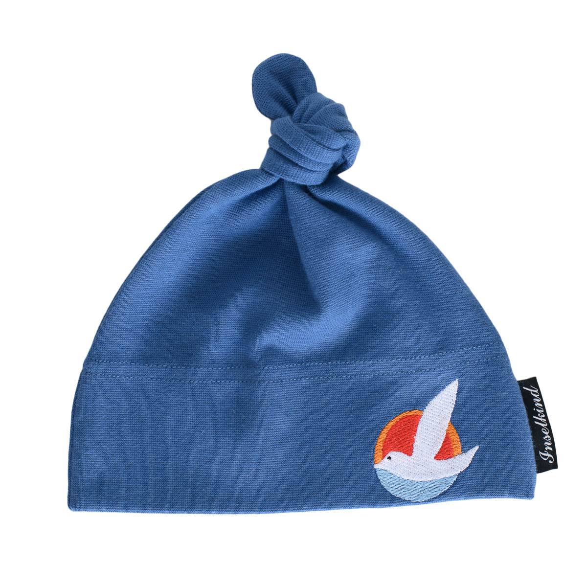 Babymütze Logo / blue sail