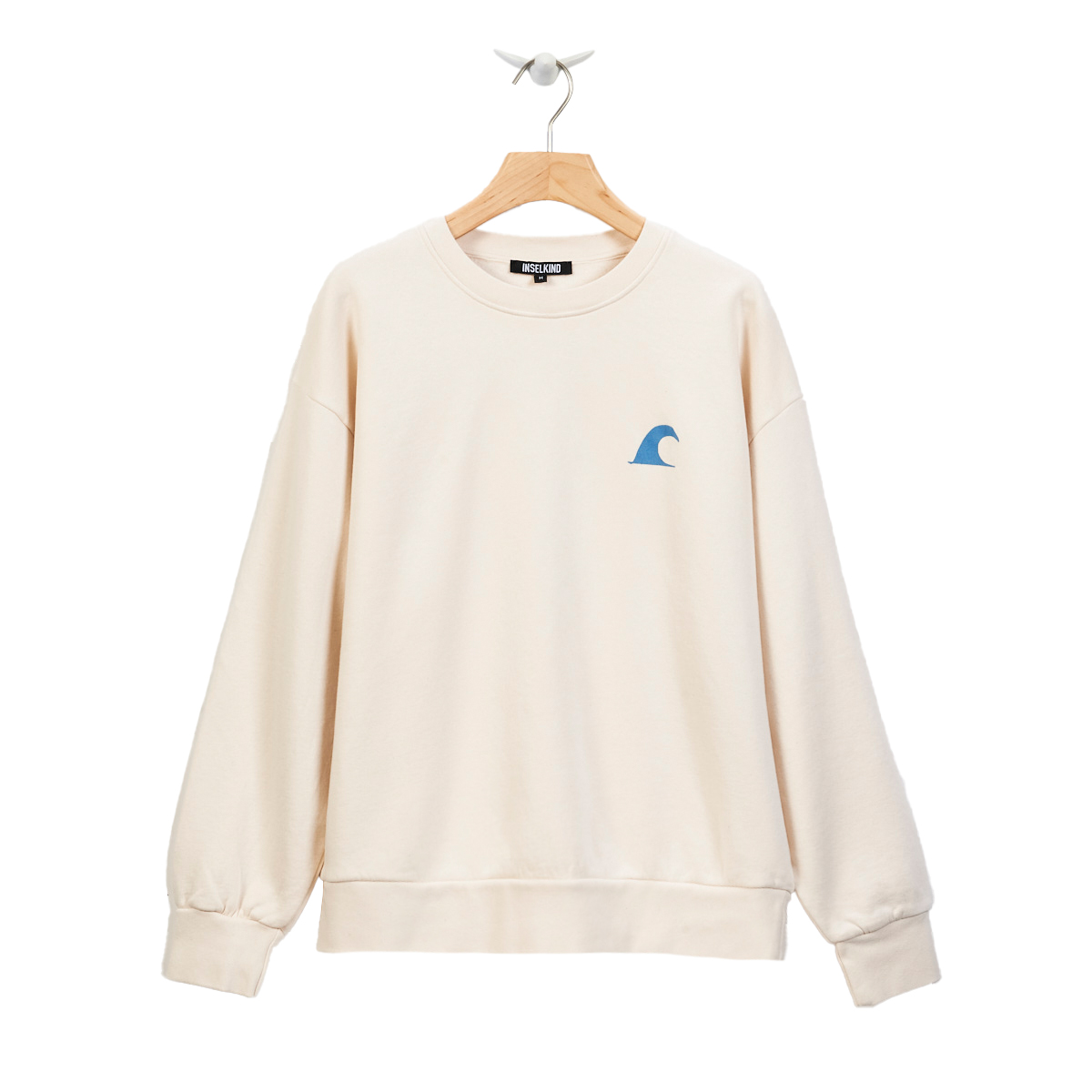 Crewneck Sweatshirt Sylter Welle / natural