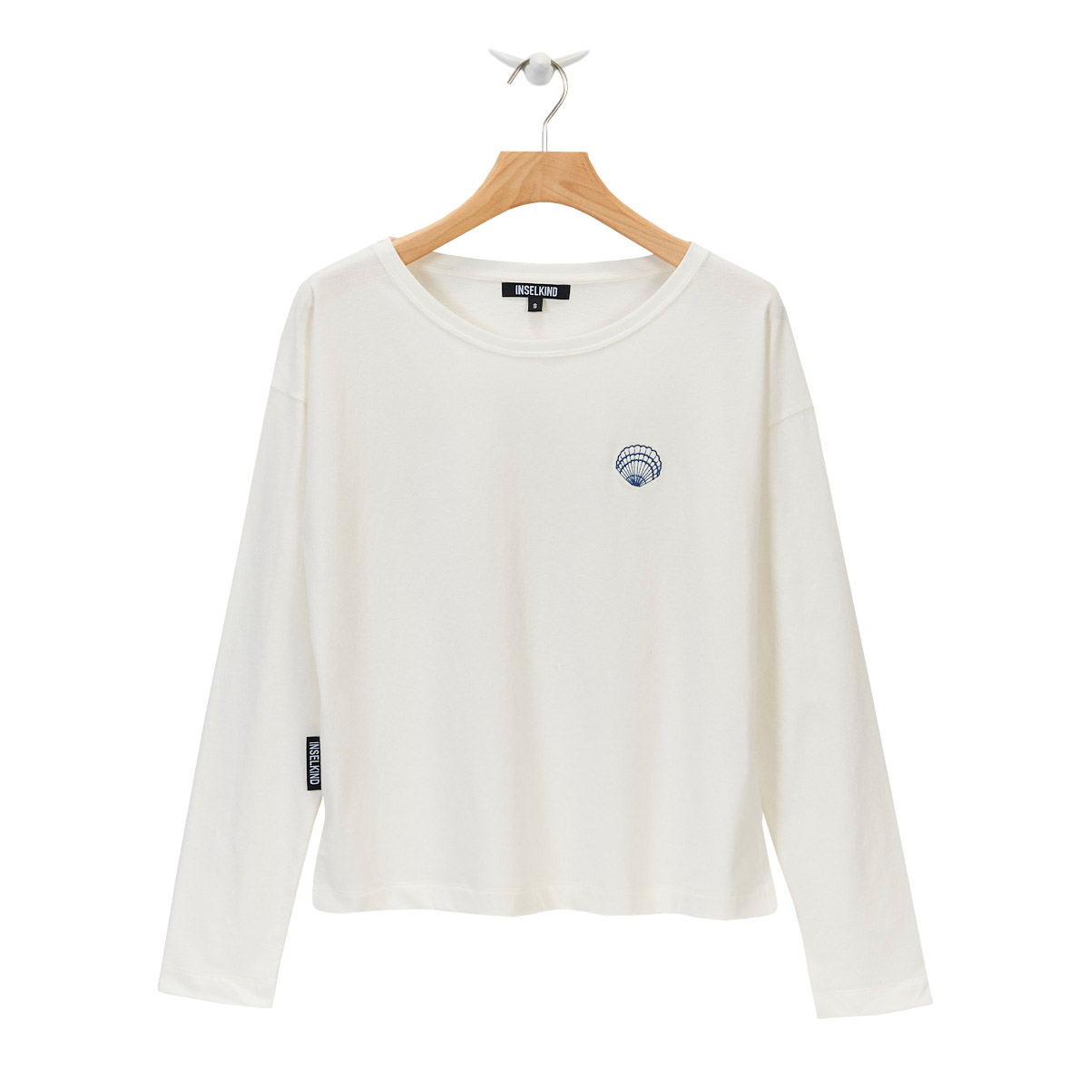 IK_10863-1-Vorne Boxy Longsleeve Muschel  / off white