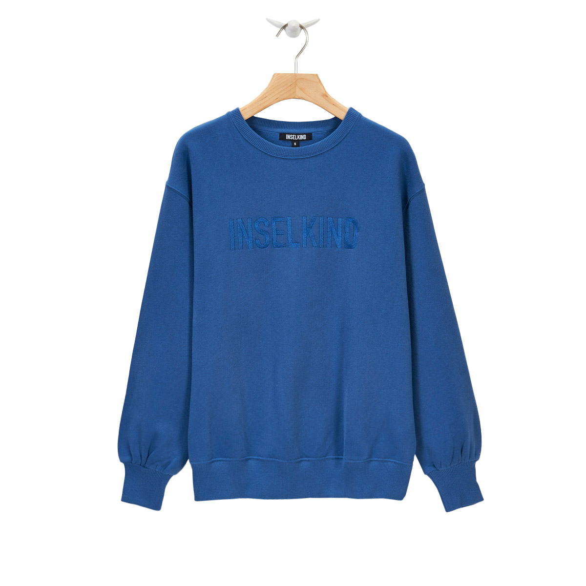IK_10859-1-Vorne Crewneck Sweatshirt INSELKIND / blue sail