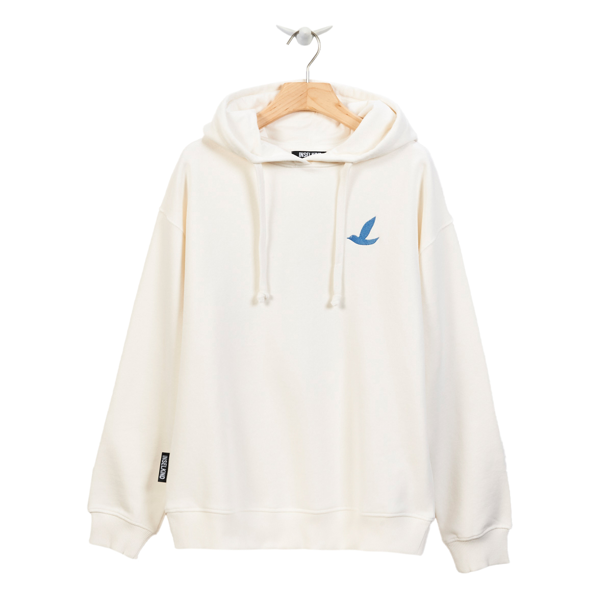 Loose Fit Hood mit Rückenprint / off white
