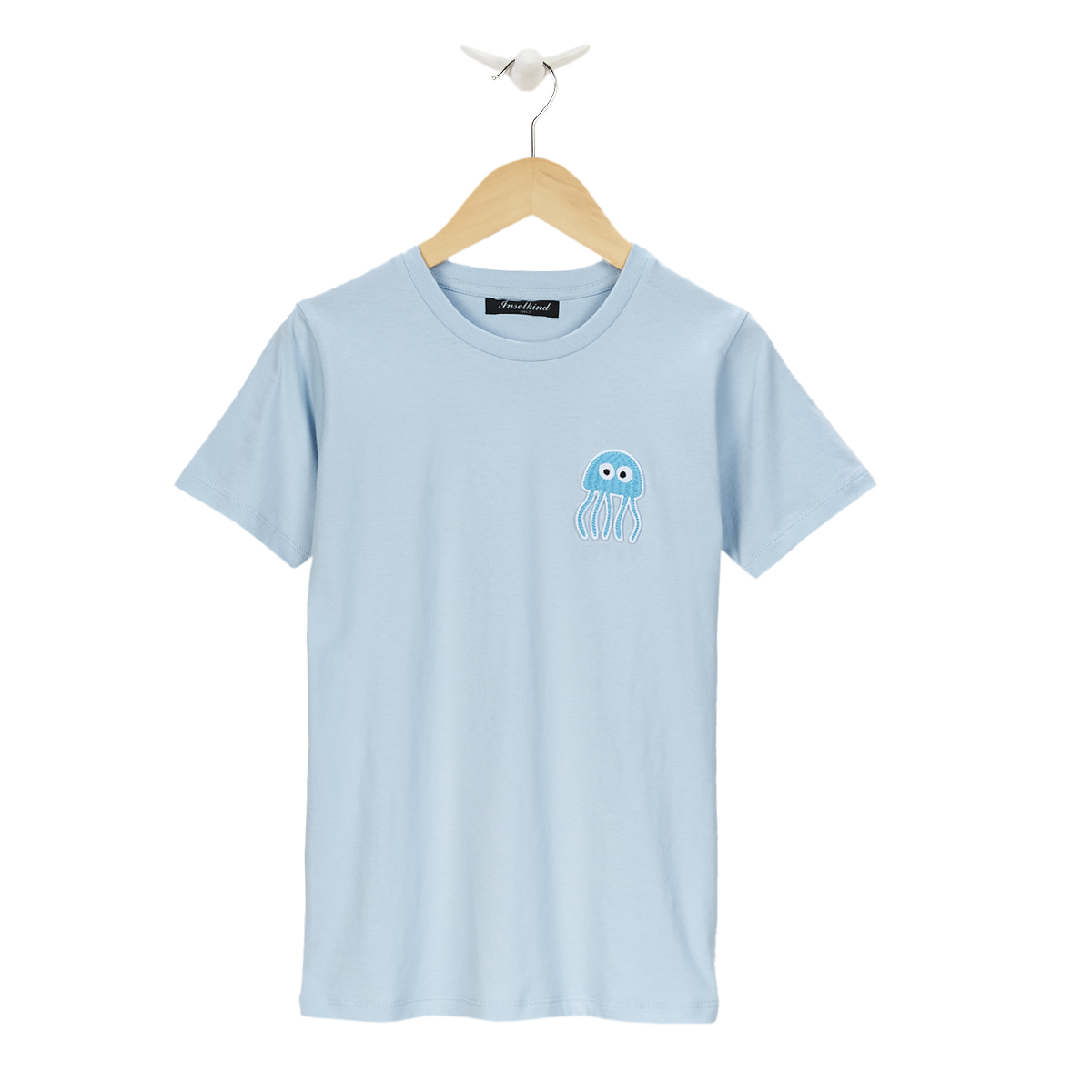 Classic T-Shirt Qualle / subdued blue