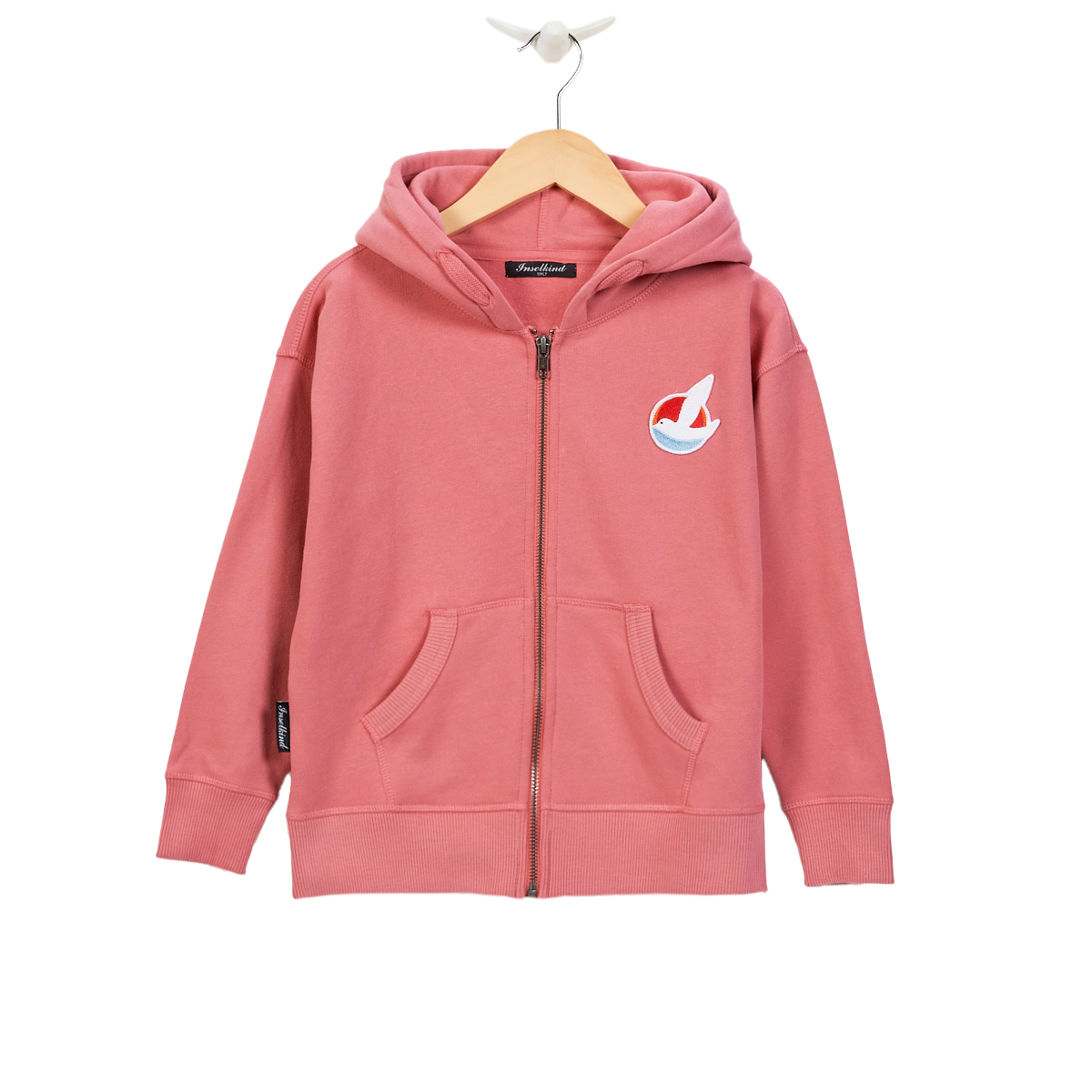 Inselkind Hoodyjacke K4 / berry