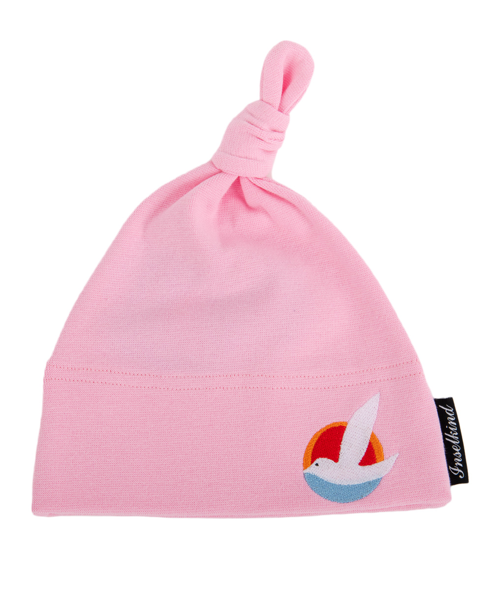 Inselkind-Baby-Beanie_rosa_Logo