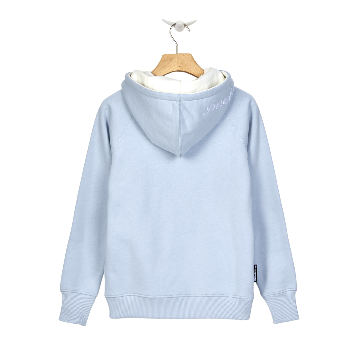 Raan Hoodyjacke Logobadge / subdued blue