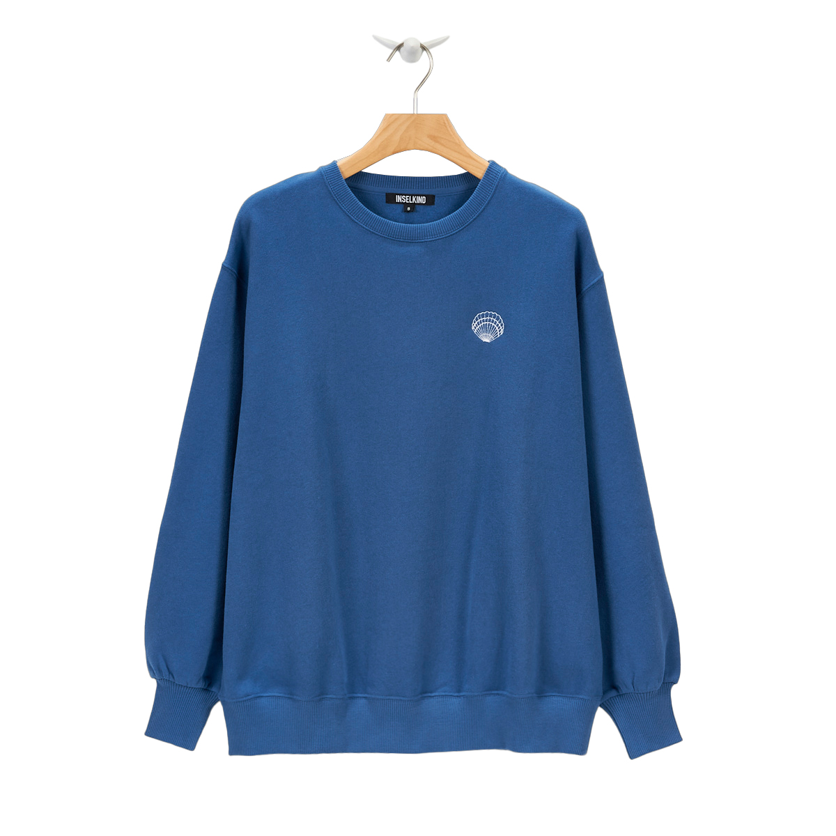 Crewneck Sweatshirt Muschel / blue sail Crewneck Sweatshirt Muschel / blue sail