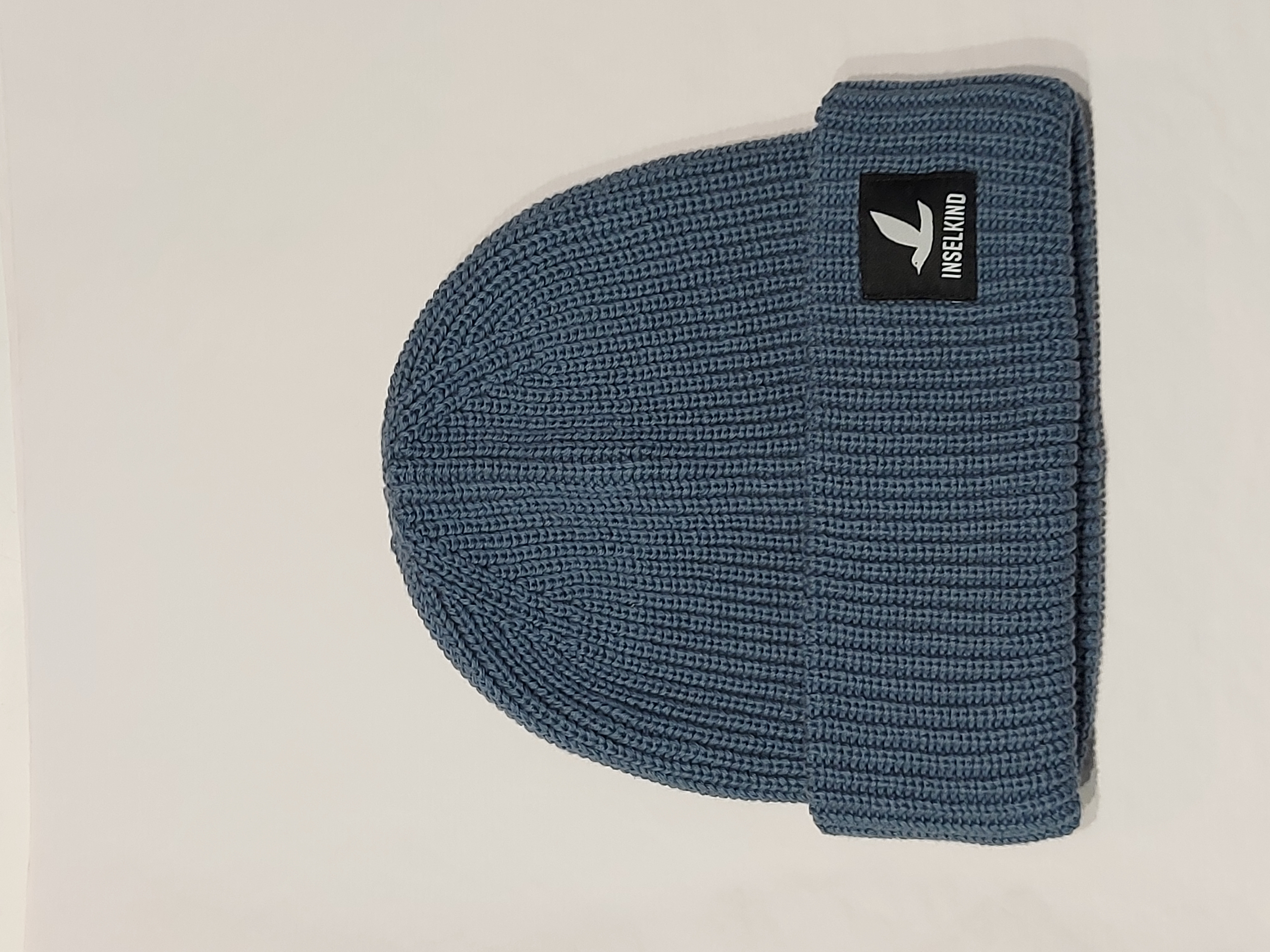 Inselkind Unisex Beanie Logo / steel grey