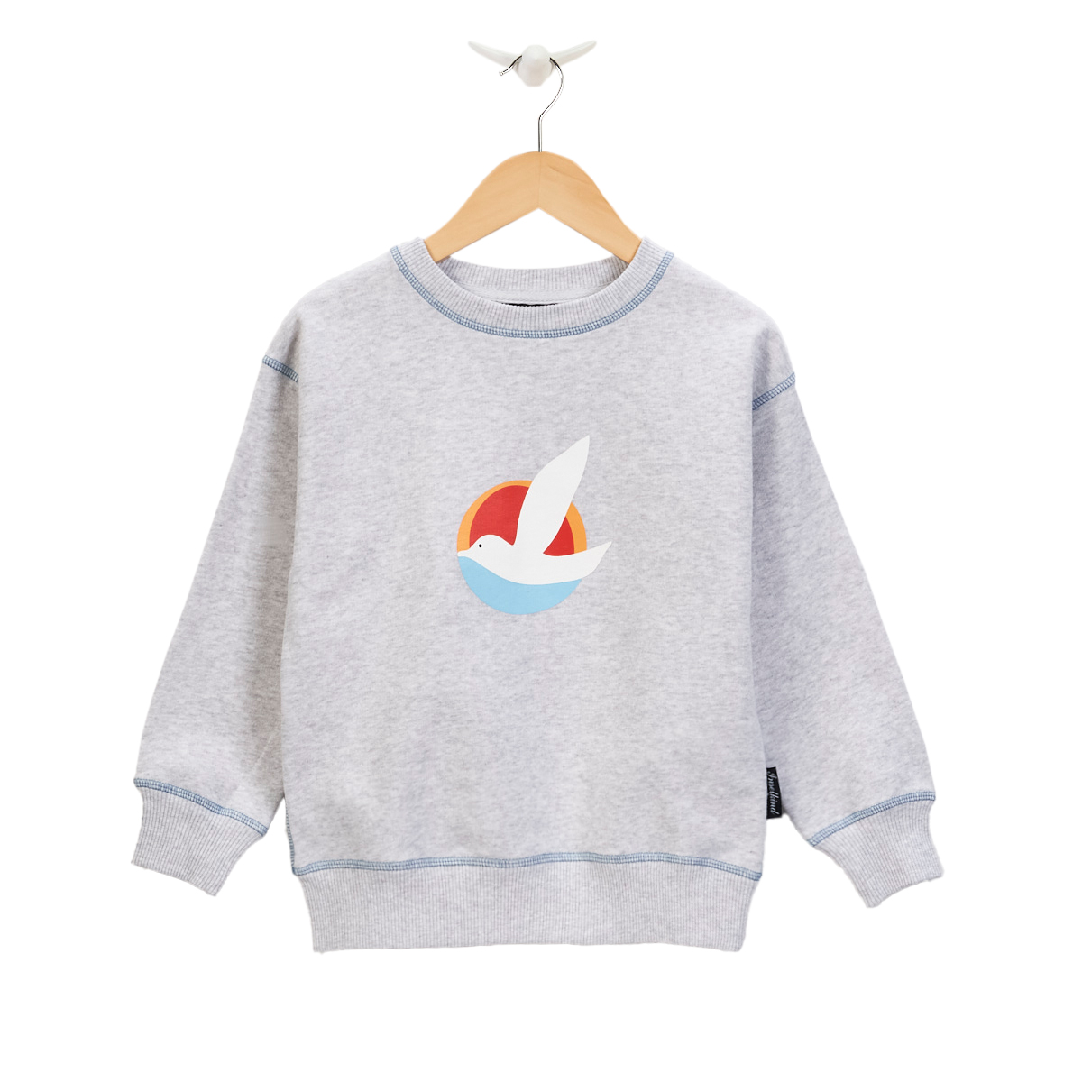 Crewneck Logo / light heather grey