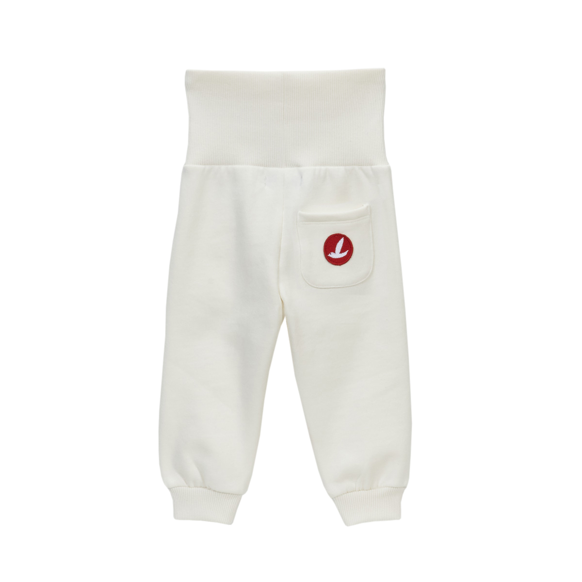 IK_10650-1b_hinten Baby Pants / off white / red