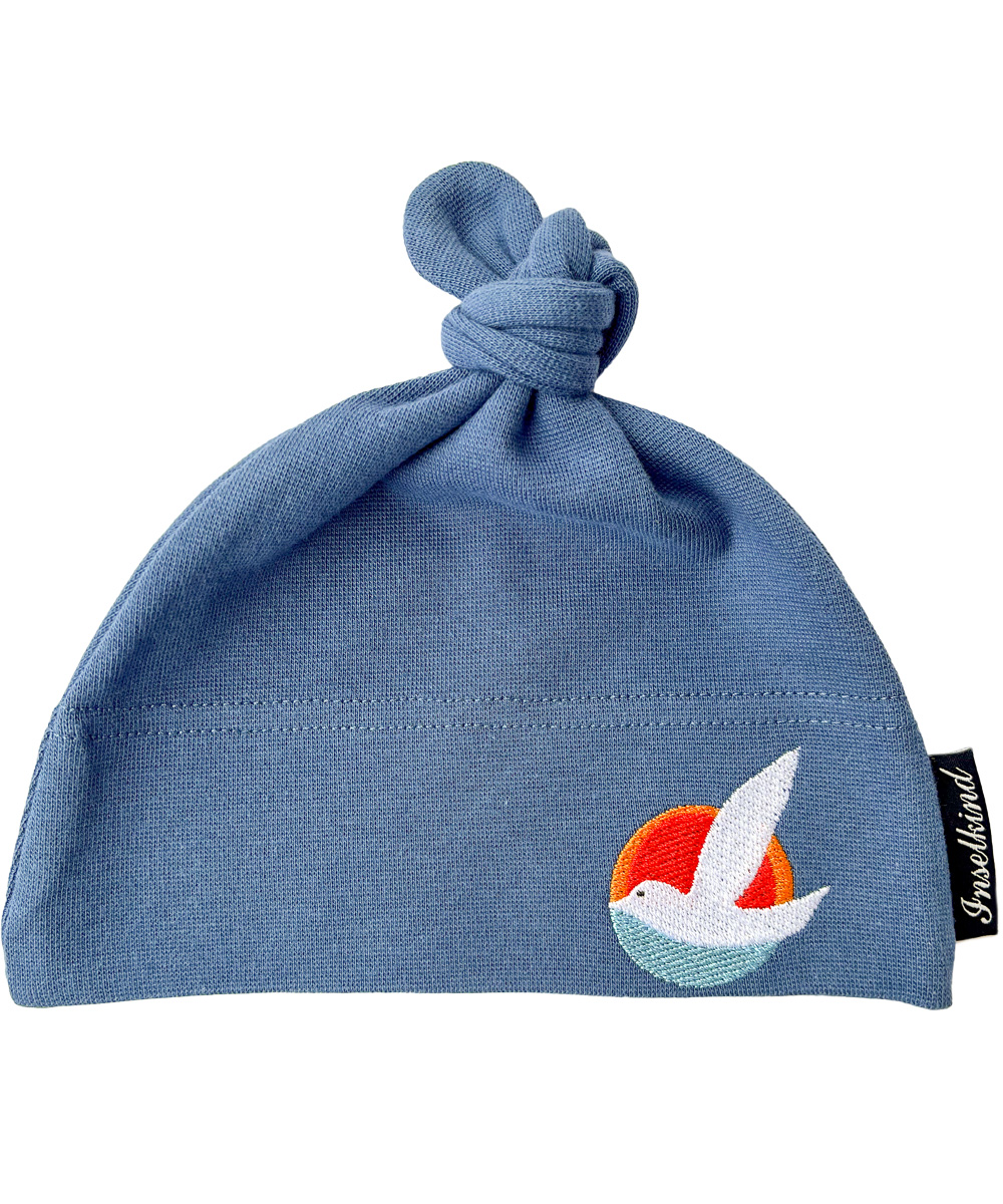 Inselkind-Baby-Beanie_blue-sail_Logo