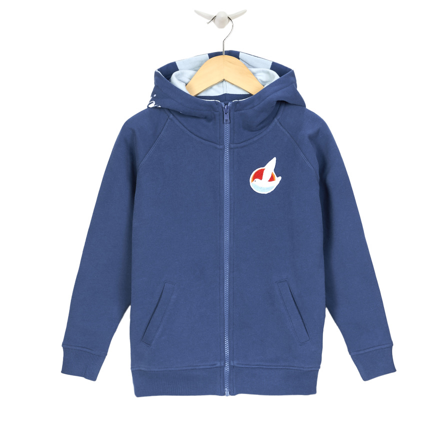 Classic Zip Hood Kids / sail