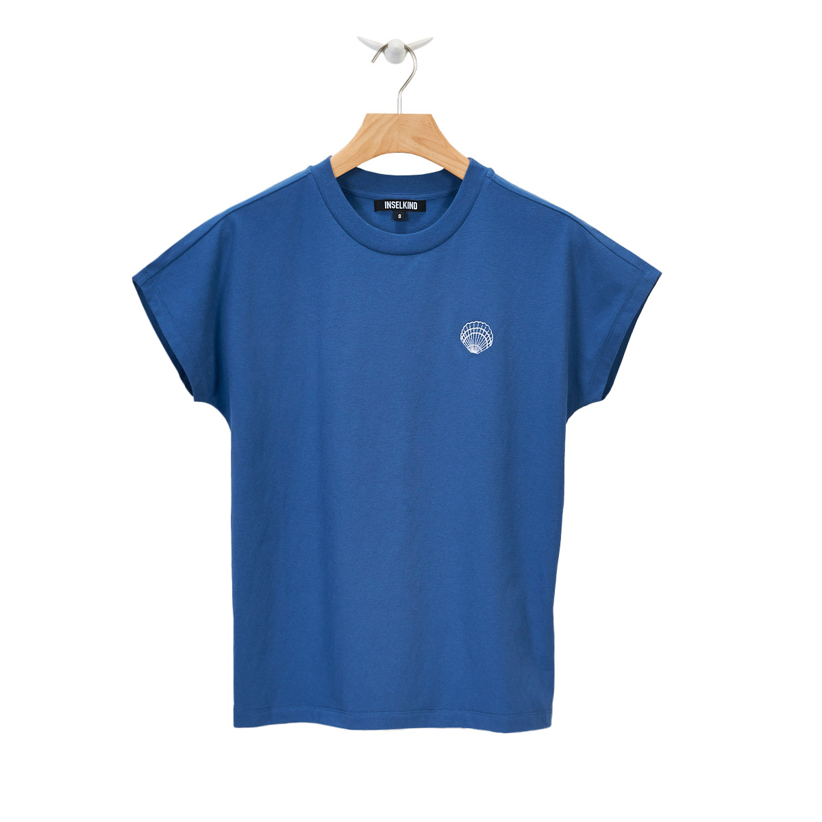 T-Shirt Sünje Muschel / blue sail