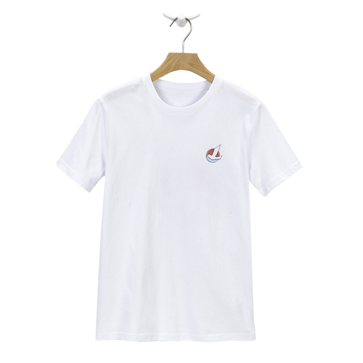 Inselkind Logo Scribble T-Shirt / weiss
